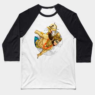 Maryada Purusottam - Shree Ram and Hanuman Baseball T-Shirt